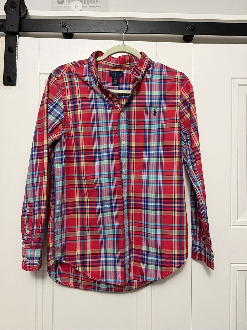 Ralph Lauren Multi-Color Plaid Button-Down Shirt for Kids